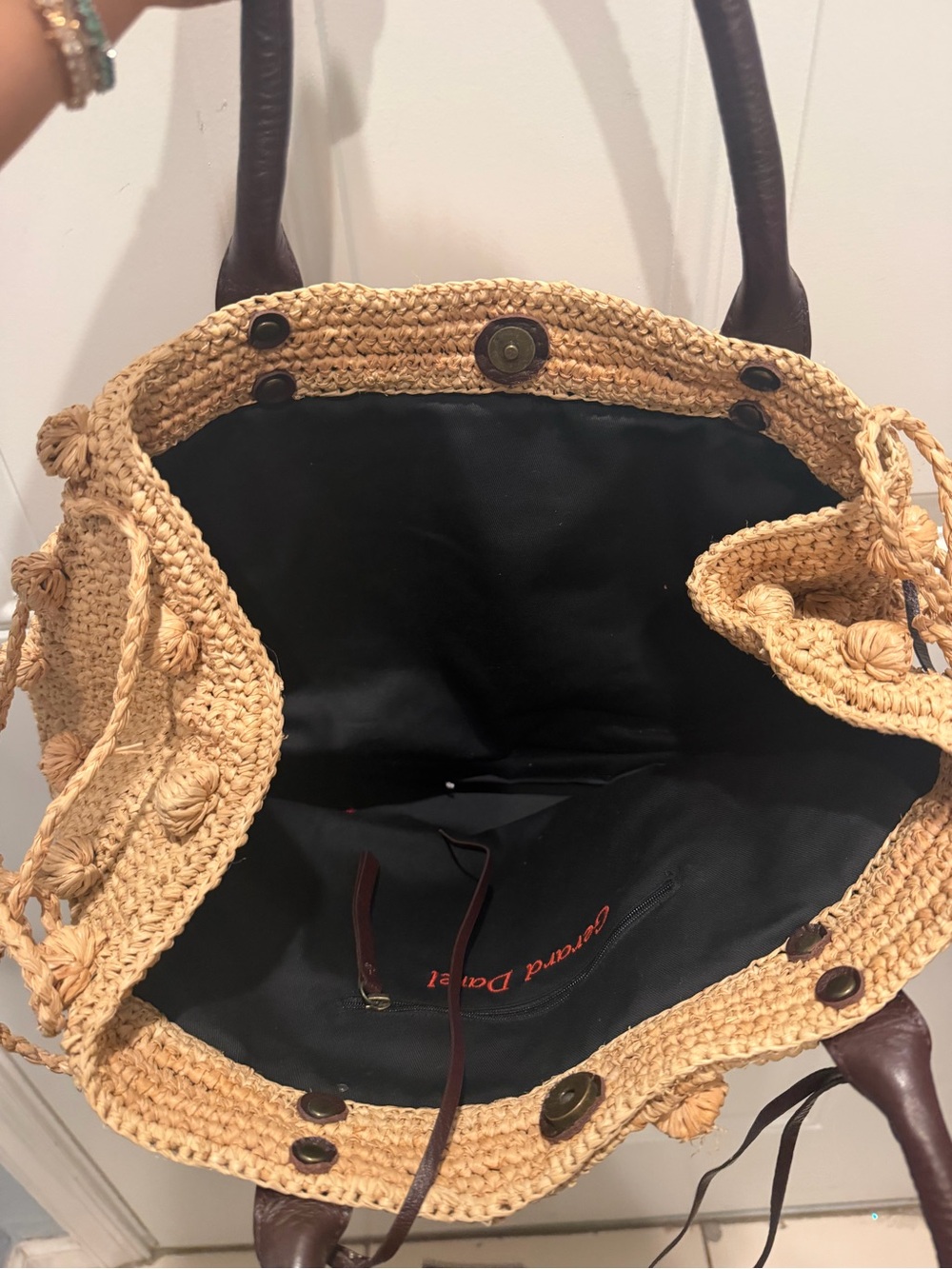 Gérard Darel Raphia Cabas and Ficelle bag - Picture 3 of 9